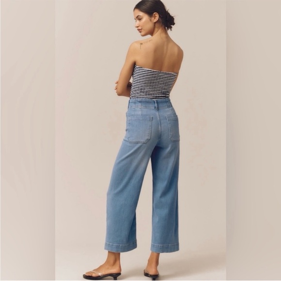 Anthropologie Pilcro & the Letter Press High Waisted Wide Leg Jeans - Picture 3 of 15